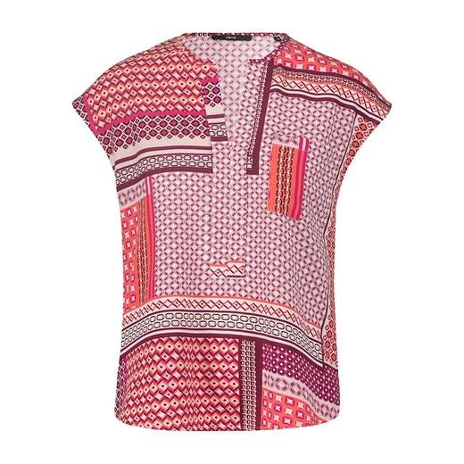 Zero bluzka damska z krótkimi rękawami z wiskozy casual 