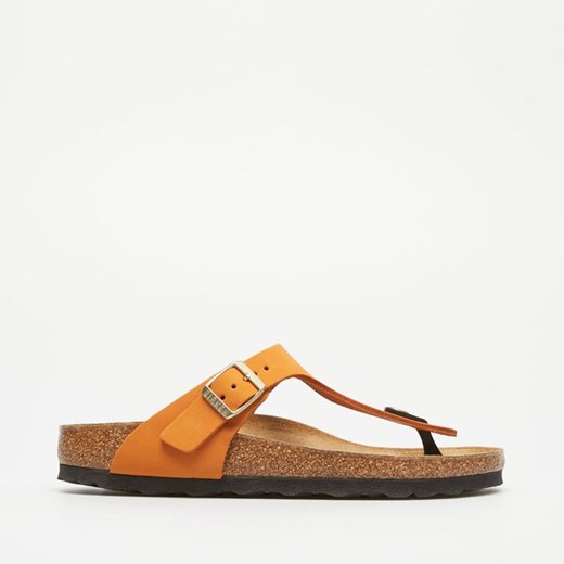 BIRKENSTOCK GIZEH LENB BURNT ORANGE ze sklepu Symbiosis w kategorii Klapki damskie - zdjęcie 173649982