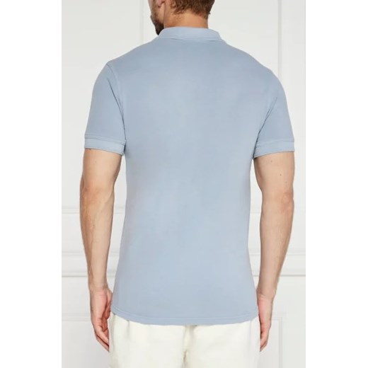 Niebieski t-shirt męski BOSS HUGO