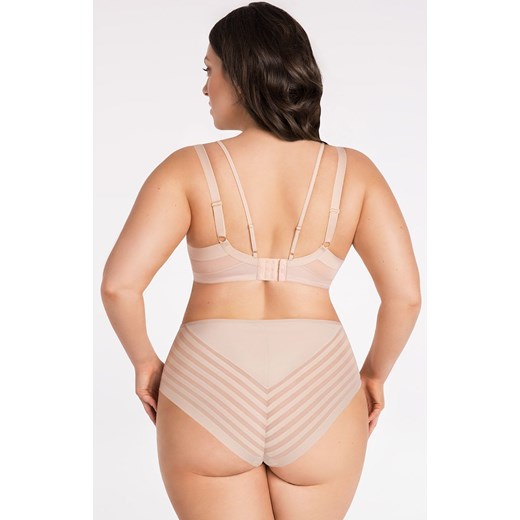 Figi damskie z wysokim stanem beżowe K811/1 Yoko, Kolor beżowy, Rozmiar 2XL, Gorsenia ze sklepu Intymna w kategorii Majtki damskie - zdjęcie 173650513