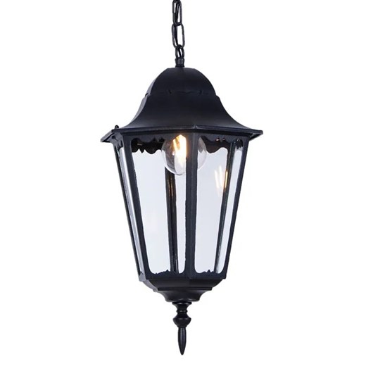 Czarna lampa wisząca ogrodowa retro - S353-Tirma ze sklepu Edinos.pl w kategorii Oświetlenie ogrodowe - zdjęcie 173652152