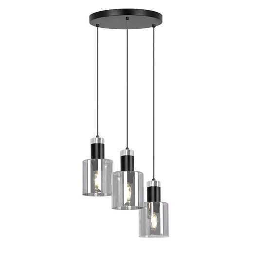 Elegancka szklana lampa wisząca nad stół - A470 E9-B80 ze sklepu Edinos.pl w kategorii Lampy wiszące - zdjęcie 173652471