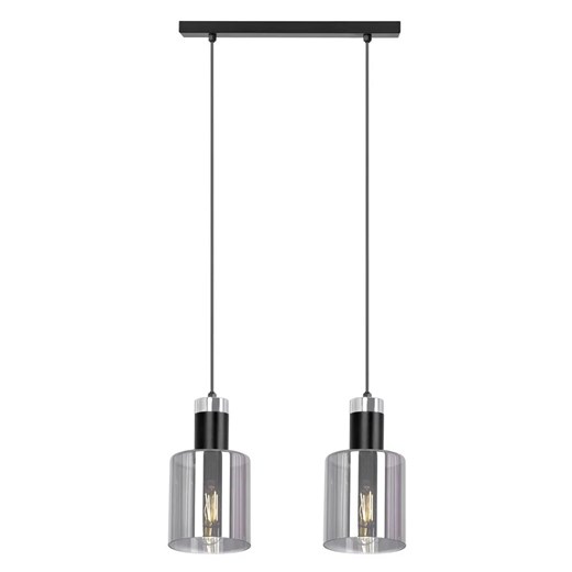 Lampa wisząca z 2 szklanymi kloszami - A469 S5-G99 ze sklepu Edinos.pl w kategorii Lampy wiszące - zdjęcie 173655853