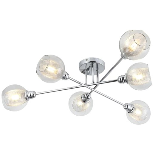 Lampa sufitowa sześcioramienna H0-R15 ze sklepu Edinos.pl w kategorii Lampy sufitowe - zdjęcie 173656200