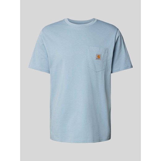 T-shirt z naszywką z logo model ‘POCKET’ ze sklepu Peek&Cloppenburg  w kategorii T-shirty męskie - zdjęcie 173660284