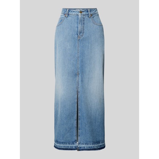 Spódnica jeansowa z rozcięciem model ‘HAILEY’ ze sklepu Peek&Cloppenburg  w kategorii Spódnice - zdjęcie 173660704