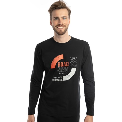 Roadsign Koszulka w kolorze czarnym ze sklepu Limango Polska w kategorii T-shirty męskie - zdjęcie 173663022