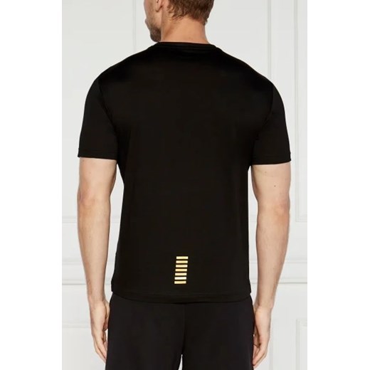 T-shirt męski Emporio Armani czarny z krótkim rękawem casualowy