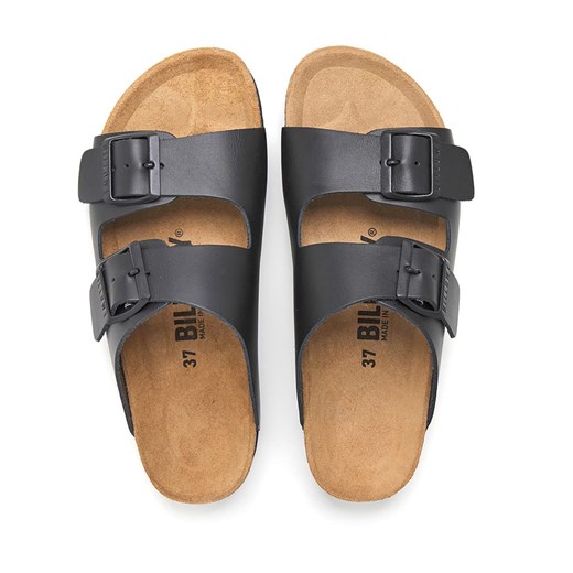 billowy Skórzane klapki w kolorze czarnym Billowy 42 okazyjna cena Limango Polska