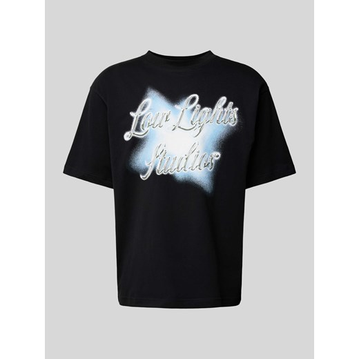 T-shirt o kroju oversized z nadrukiem z logo model ‘CHROMATIC’ ze sklepu Peek&Cloppenburg  w kategorii T-shirty męskie - zdjęcie 173672211