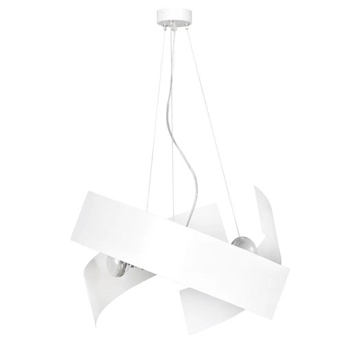 Biała nowoczesna lampa wisząca regulowana - 3X D026 Z4-L38 ze sklepu Edinos.pl w kategorii Lampy wiszące - zdjęcie 173672380