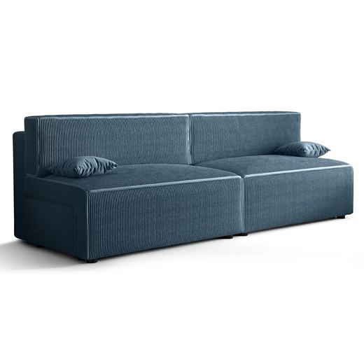 Niebieska rozkładana sofa - Lider 3X ze sklepu Edinos.pl w kategorii Sofy i kanapy - zdjęcie 173672411