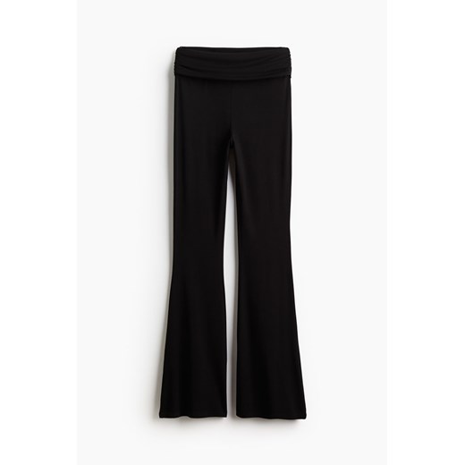H & M - Marszczone spodnie jazzowe - Czarny H & M S H&M