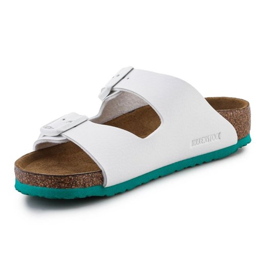 Klapki Birkenstock Arizona Bs Jr 1026859 białe 33 ButyModne.pl