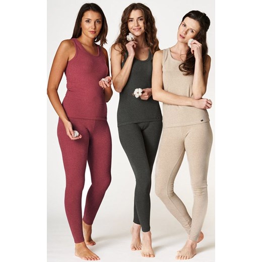 Key podkoszulka Hot Touch szara LVS 729 SZ, Kolor szary, Rozmiar L, Key ze sklepu Intymna w kategorii Bluzki damskie - zdjęcie 173674012