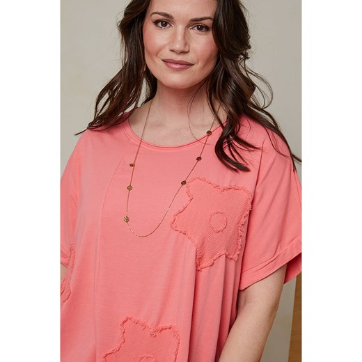 Curvy Lady Bluzka w kolorze jasnoróżowym Curvy Lady 44/46 Limango Polska wyprzedaż