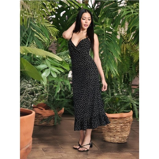 Sinsay - Sukienka midi - czarny Sinsay L Sinsay