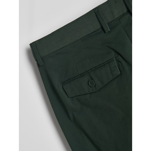 Reserved - Szorty regular fit - zielony Reserved L Reserved