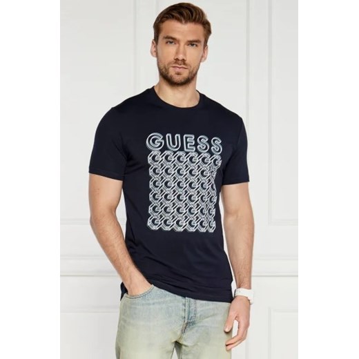 T-shirt męski Guess z krótkim rękawem