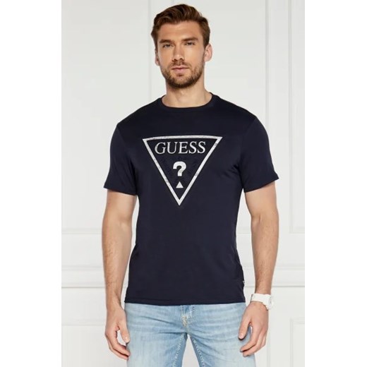 GUESS T-shirt PATCHWORK EMBO | Slim Fit Guess L Gomez Fashion Store
