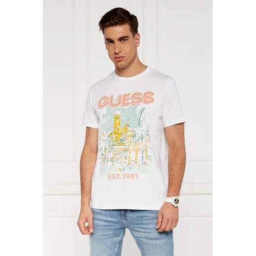 GUESS T-shirt WEAST COAST | Regular Fit ze sklepu Gomez Fashion Store w kategorii T-shirty męskie - zdjęcie 173677472