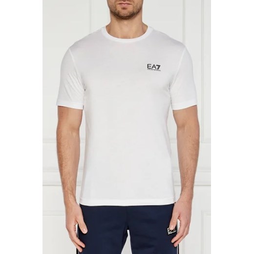T-shirt męski Emporio Armani biały z krótkim rękawem