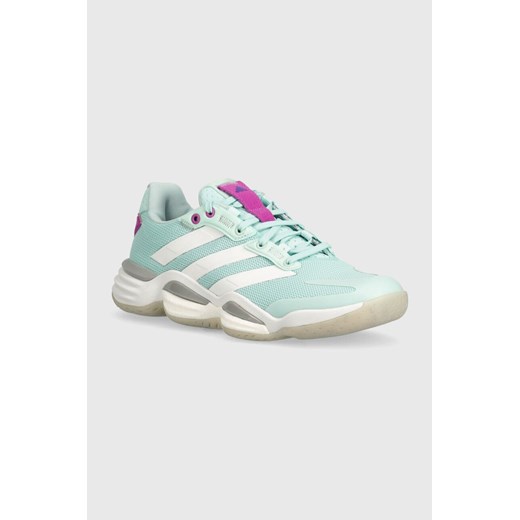 adidas Performance buty halowe Stabil 16 kolor turkusowy IE3586 ze sklepu ANSWEAR.com w kategorii Buty sportowe damskie - zdjęcie 173678911