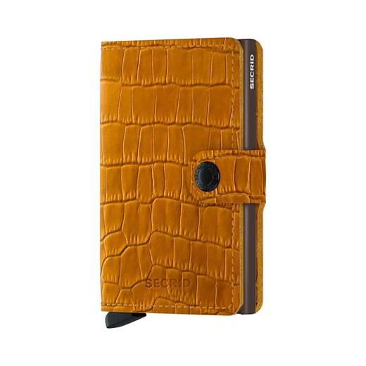 Secrid portfel kolor brązowy MCl-Ochre-Brown ze sklepu ANSWEAR.com w kategorii Portfele damskie - zdjęcie 173679221