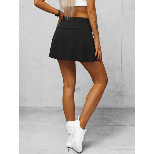 Ozonee spódnica mini czarna elegancka z elastanu