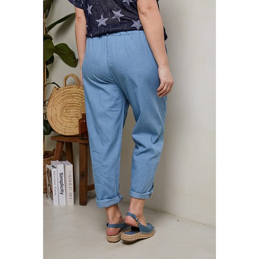 Curvy Lady Spodnie w kolorze błękitnym Curvy Lady 48/50 okazja Limango Polska
