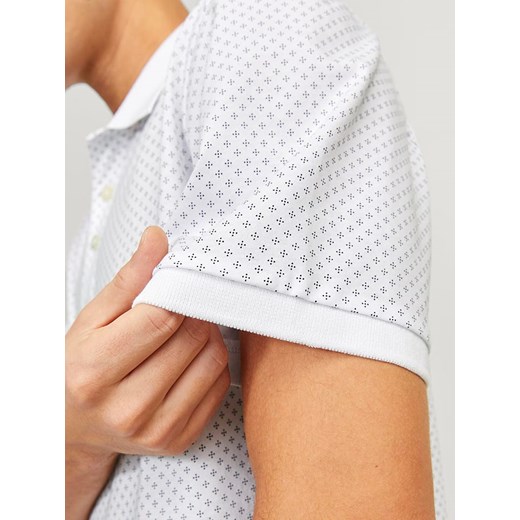 T-shirt męski Jack & Jones biały z krótkim rękawem casual