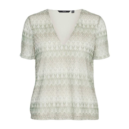 Vero Moda Koszulka w kolorze khaki ze sklepu Limango Polska w kategorii Bluzki damskie - zdjęcie 173680643