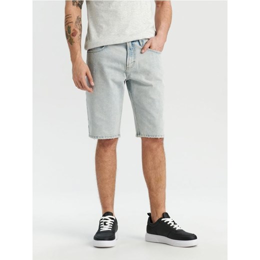Sinsay - Szorty jeansowe - niebieski ze sklepu Sinsay w kategorii Spodenki męskie - zdjęcie 173683054