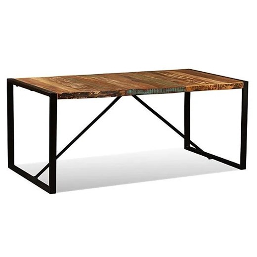 Industrialny stół Antors 2R 180 cm - drewno regenerowane ze sklepu Edinos.pl w kategorii Stoły - zdjęcie 173684821