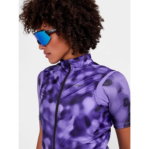 Fioletowa kamizelka damska Craft z elastanu 