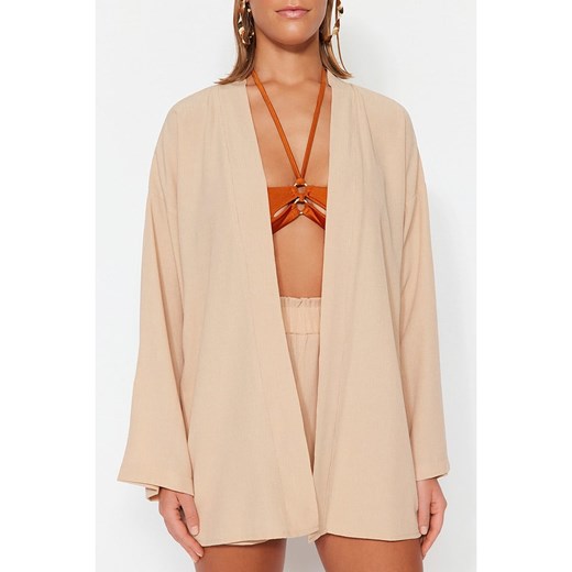 trendyol 2-częściowy zestaw w kolorze beżowym ze sklepu Limango Polska w kategorii Swetry damskie - zdjęcie 173685570