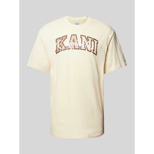 T-shirt z nadrukiem z logo model ‘Serif’ ze sklepu Peek&Cloppenburg  w kategorii T-shirty męskie - zdjęcie 173687963