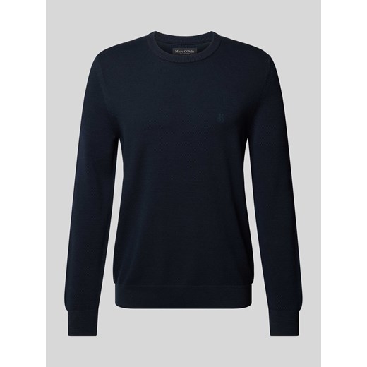 Sweter z dzianiny z fakturowanym wzorem ze sklepu Peek&Cloppenburg  w kategorii Swetry męskie - zdjęcie 173688000
