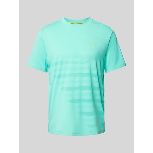 T-shirt z okrągłym dekoltem i detalem z logo ze sklepu Peek&Cloppenburg  w kategorii T-shirty męskie - zdjęcie 173688010