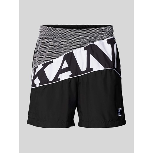 Szorty o kroju regular fit z wyhaftowanym logo ze sklepu Peek&Cloppenburg  w kategorii Spodenki męskie - zdjęcie 173688111