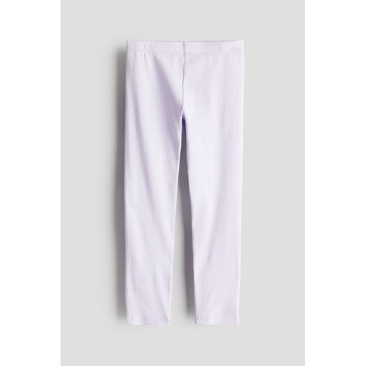 H & M - Legginsy - Fioletowy ze sklepu H&M w kategorii Spodnie dziewczęce - zdjęcie 173688401