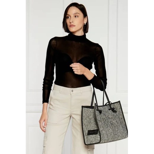 Shopper bag Gianni Chiarini skórzana 