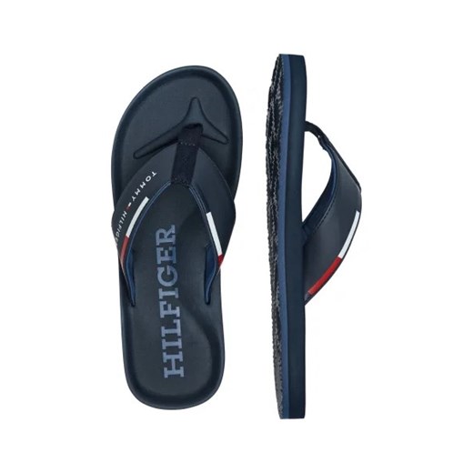 Klapki męskie Tommy Hilfiger tkaninowe bez zapięcia na lato