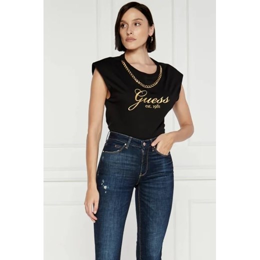 GUESS T-shirt CRYSTAL LOGO | Regular Fit Guess M Gomez Fashion Store