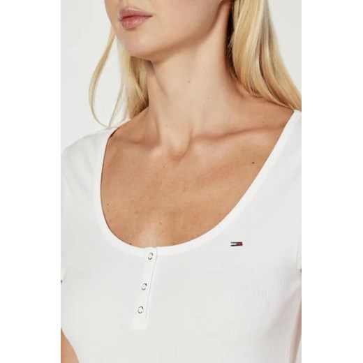 Tommy Jeans Bluzka HENLEY | Slim Fit Tommy Jeans L Gomez Fashion Store