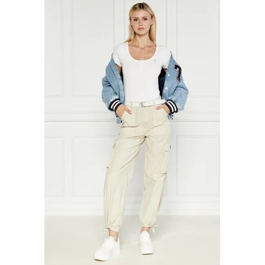 Tommy Jeans Bluzka HENLEY | Slim Fit Tommy Jeans XL Gomez Fashion Store
