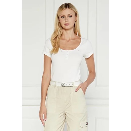 Tommy Jeans Bluzka HENLEY | Slim Fit Tommy Jeans M Gomez Fashion Store