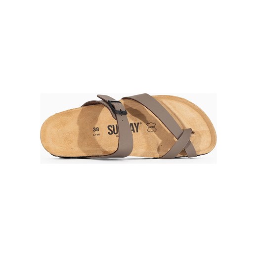 Sunbay Japonki &quot;Tulipe&quot; w kolorze brązowym Sunbay 39 promocja Limango Polska