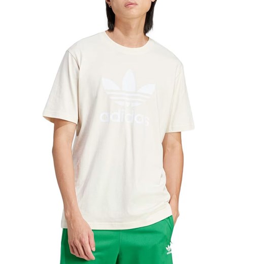 Koszulka adidas Originals Adicolor Outline Trefoil IU2367 - biała ze sklepu streetstyle24.pl w kategorii T-shirty męskie - zdjęcie 173693730