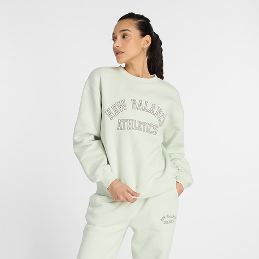 Bluza damska New Balance WT43516NUM – miętowa ze sklepu New Balance Poland w kategorii Bluzy damskie - zdjęcie 173695860